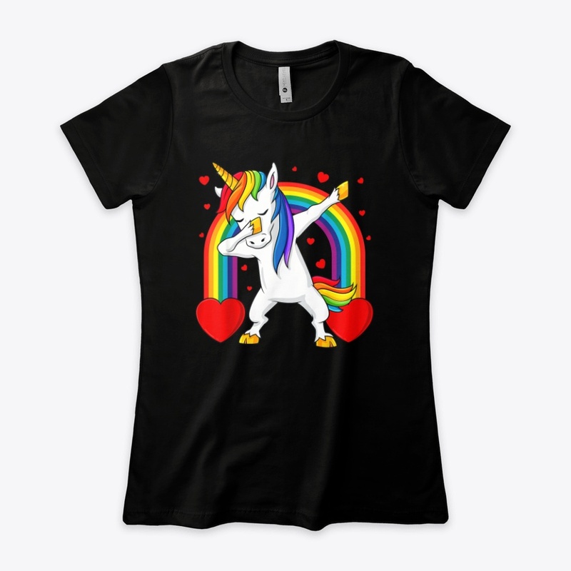 Dabbing Unicorn Valentines Day Gift