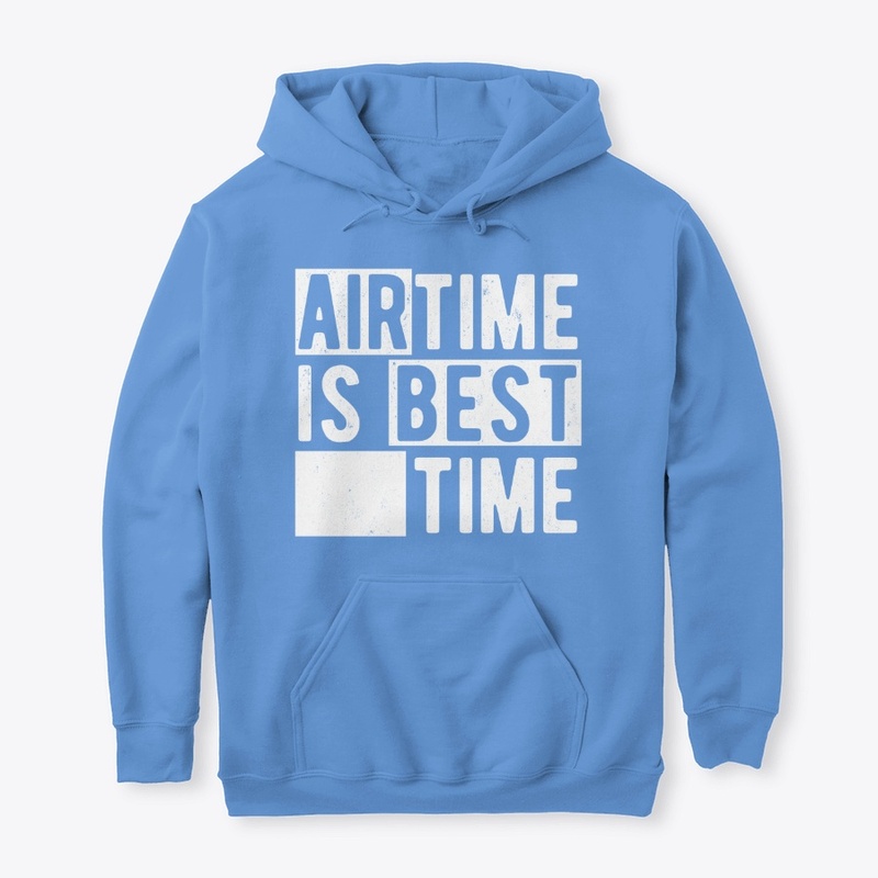 Airtime Is Best Time, white