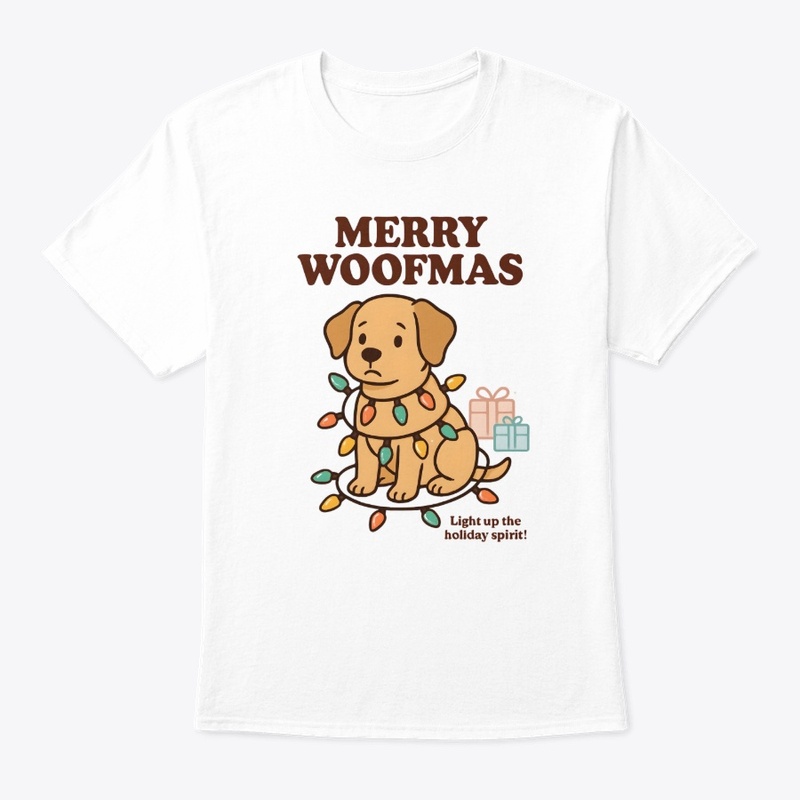 Festive Woofmas Dog Tee