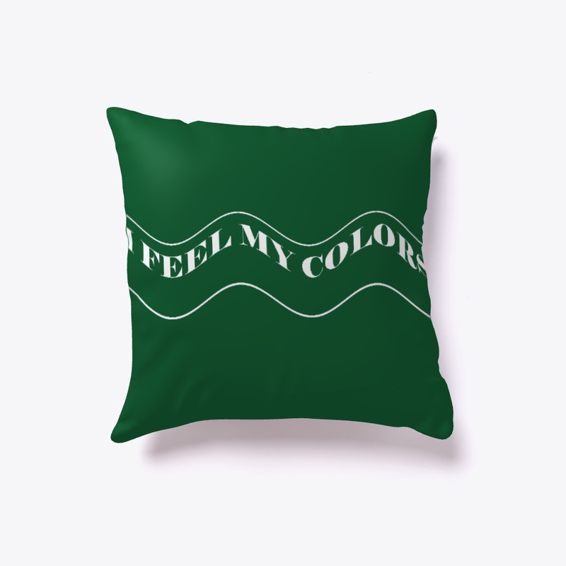 Dark green and white