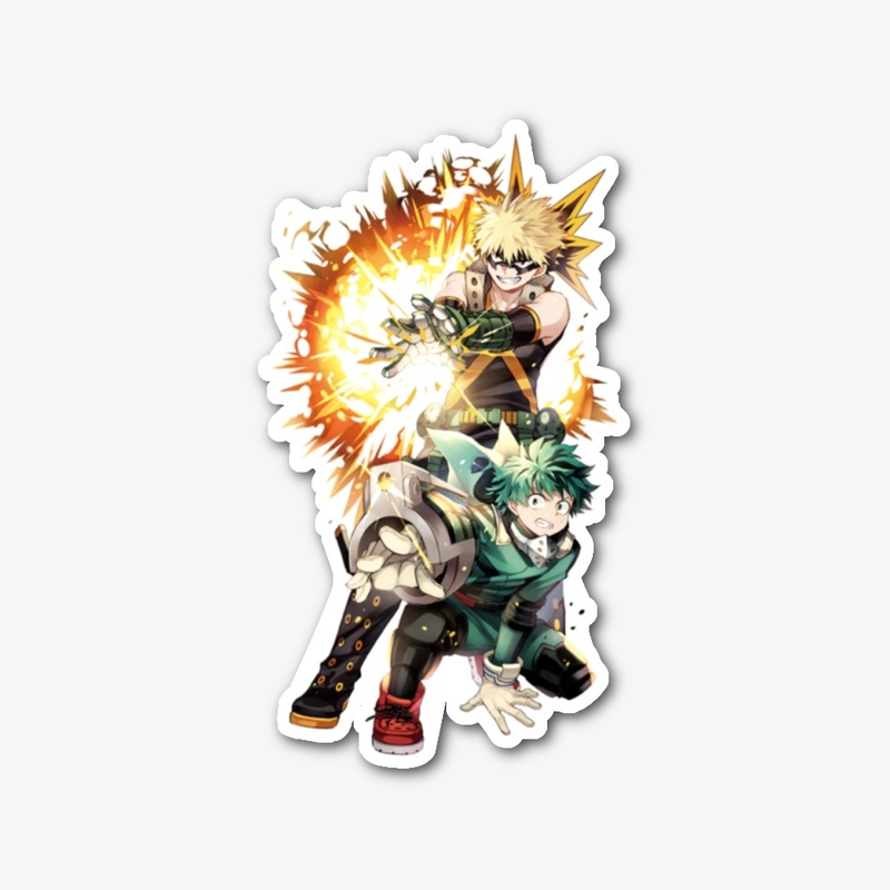 My Hero Academy Deku and Bakugo