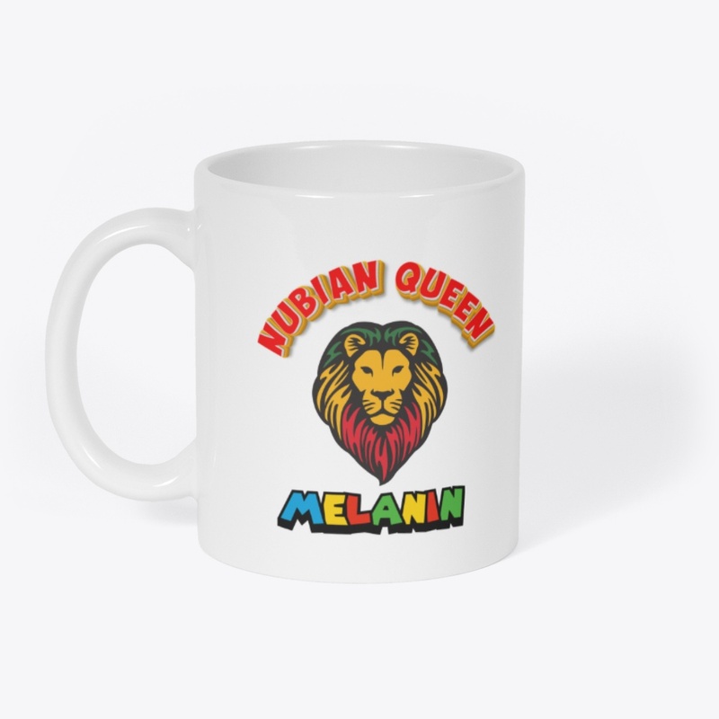 Nubian Queen Melanin Design with Lion