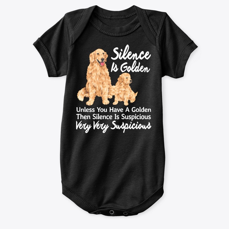 Funny Retriever Gift Silence Is Golden