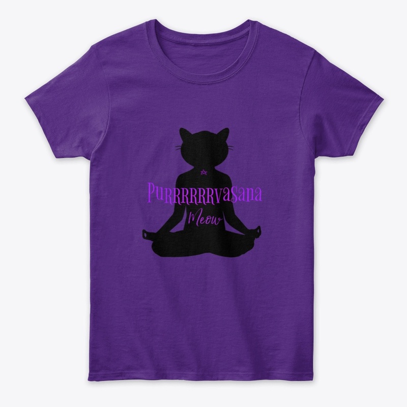 Purrrrrvasana Yoga Cat