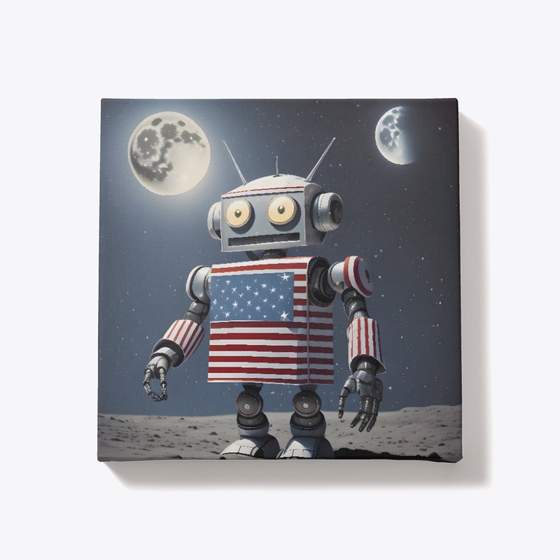 Robot inbetween two moons