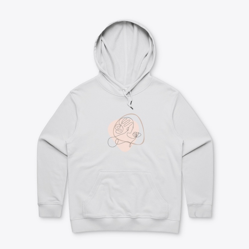 Minimal, Abstract Lady Line