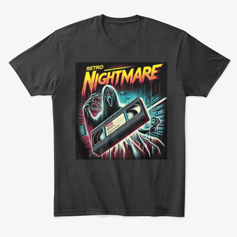 Retro VHS Nightmare Horror Design 