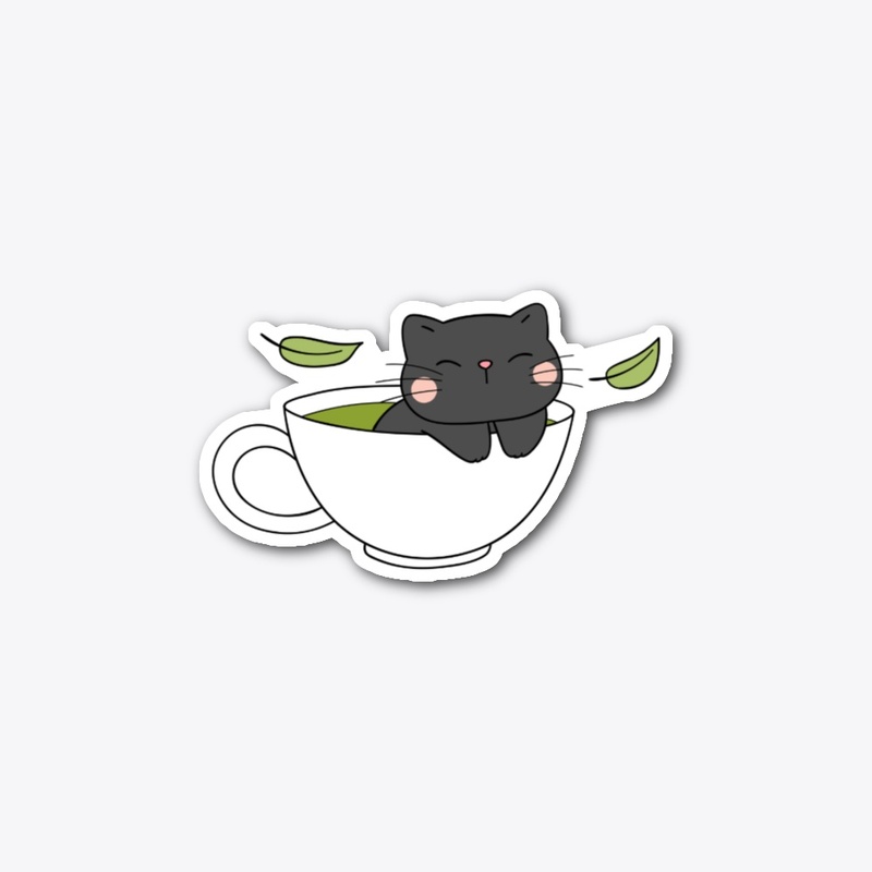 Cute Matcha Cat