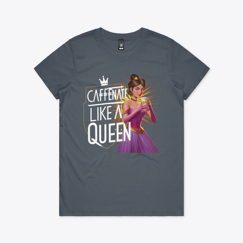 Queen of Caffeine Tee