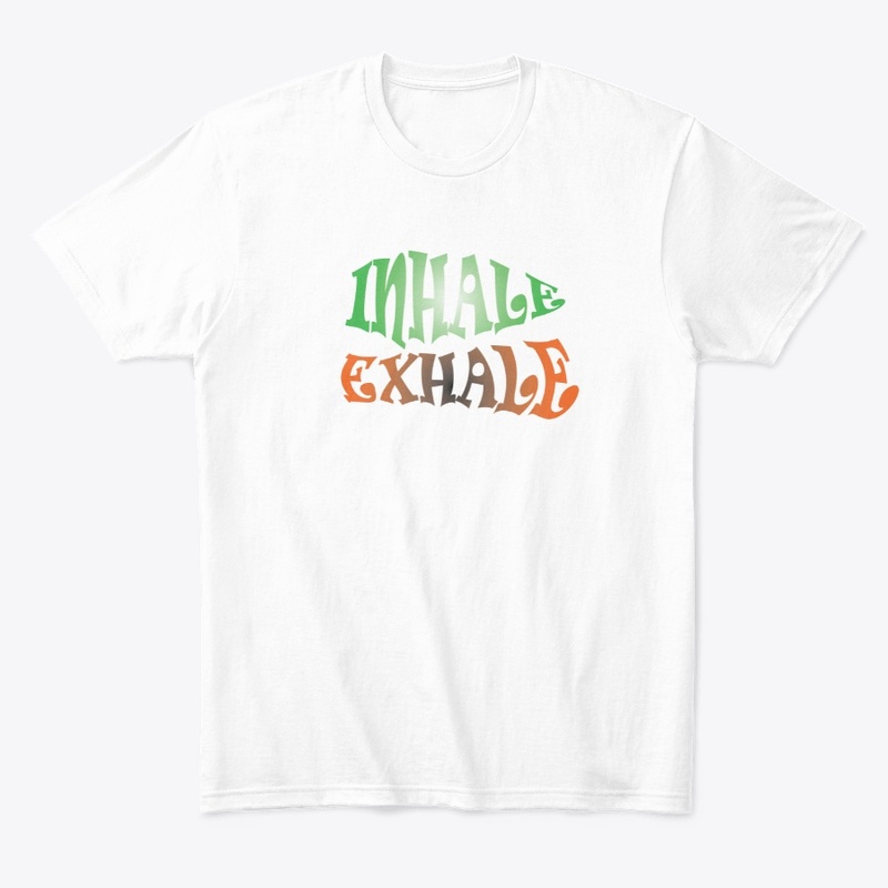NEW INHALE EXHALE T-SHIRTS