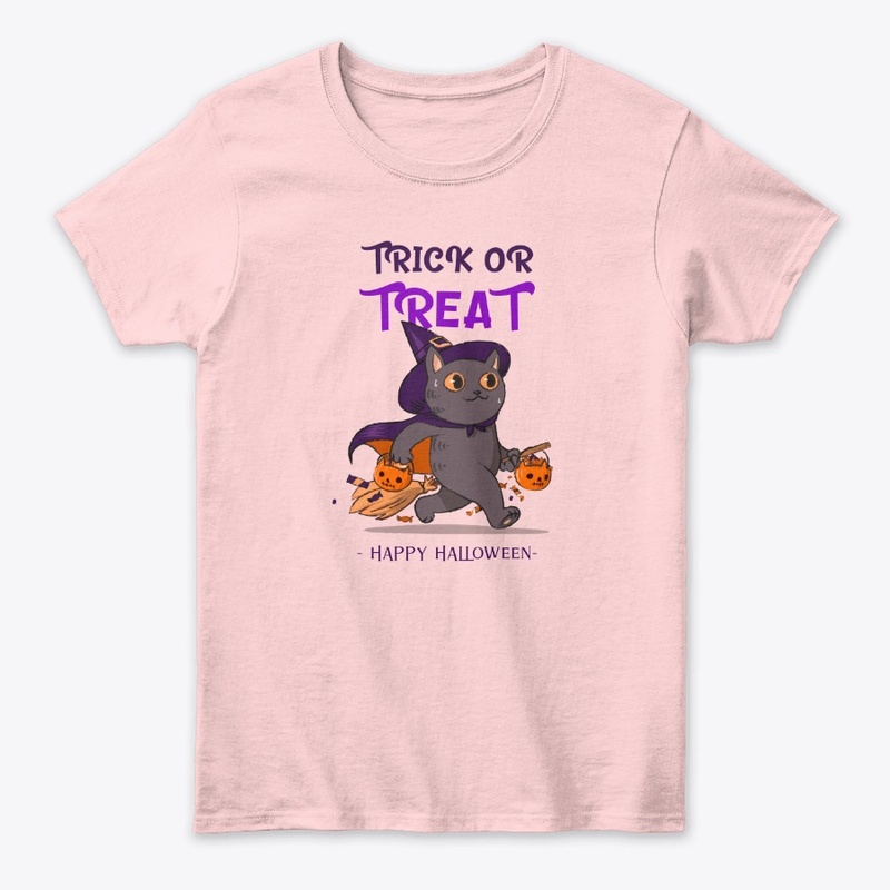 Trick or treat Kitty -  Halloween Design