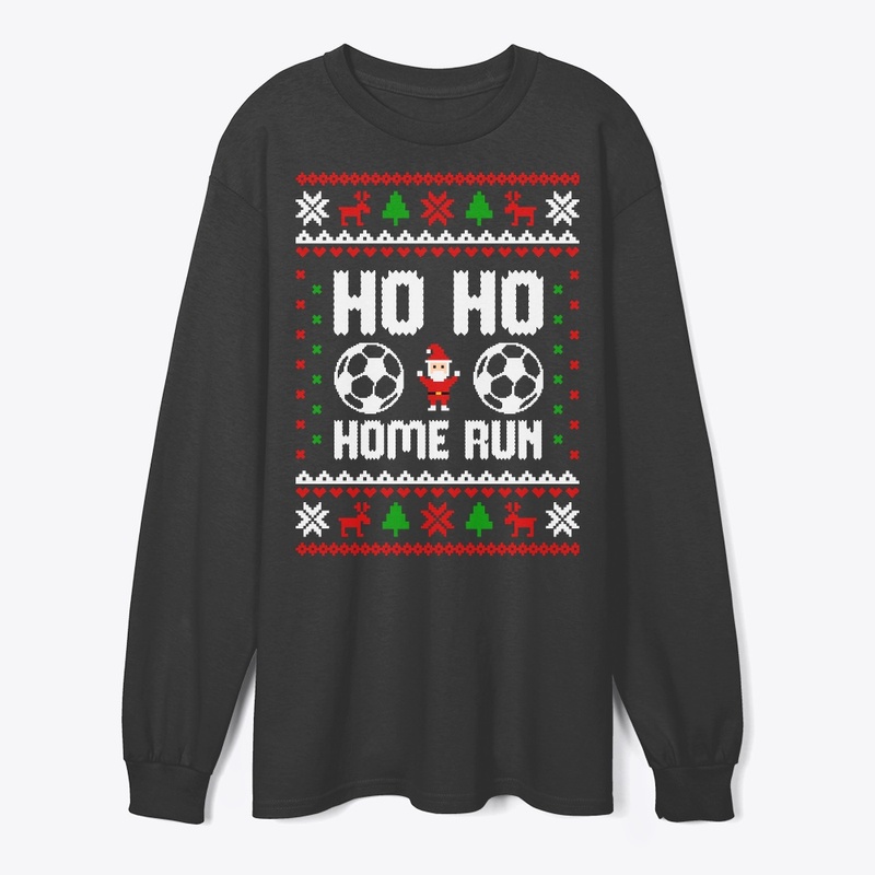 ho ho home run ugly sweater