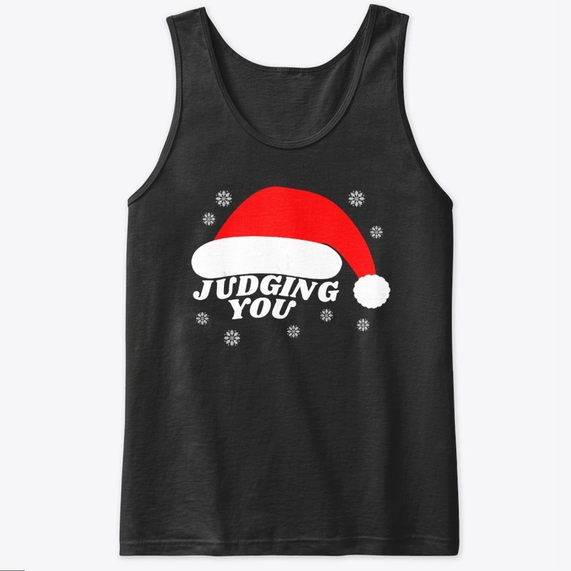 Santa Hat Judging You On Christmas T Shi