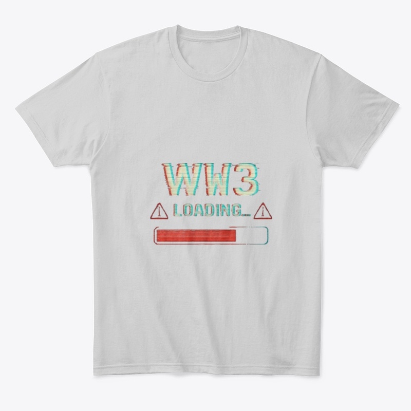 WW3 Loading... Glitch Art Tee