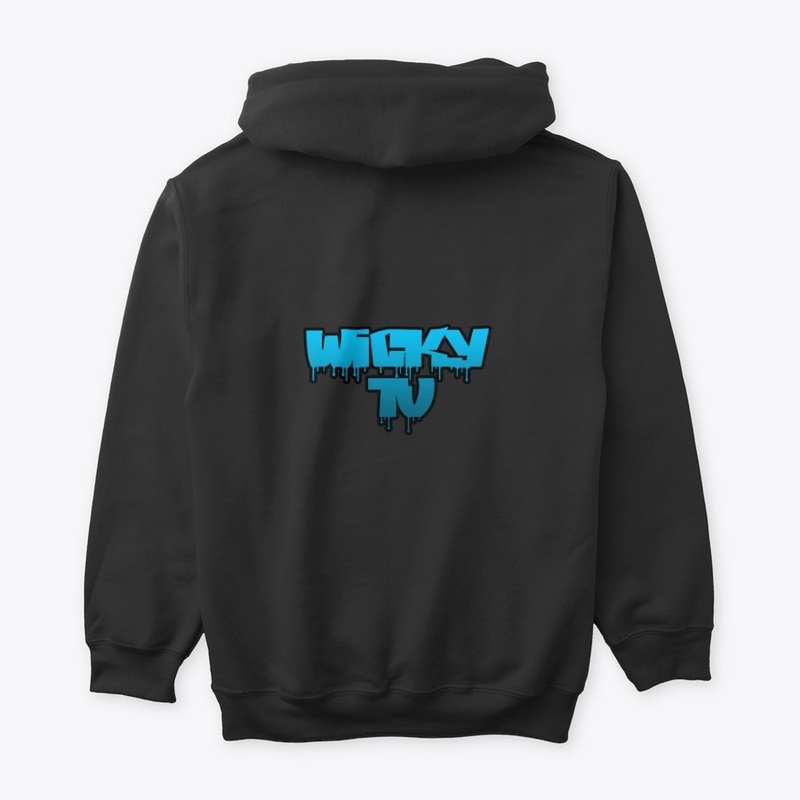  WickyTv Hoodie - Deep Sky Blue