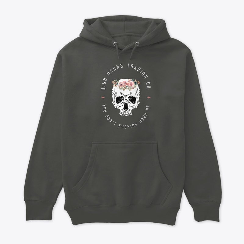 Flowered skull