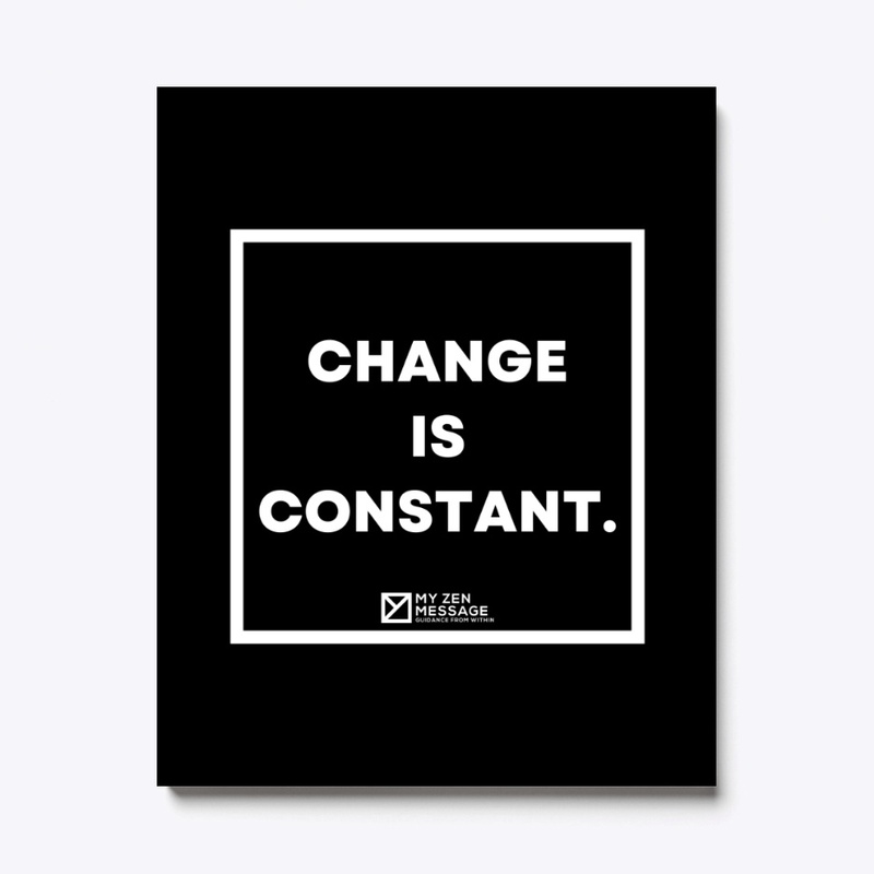 Change is constant.