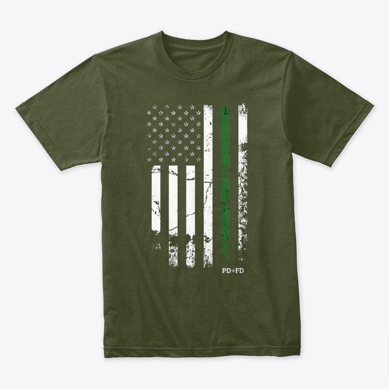 Green Line Flag