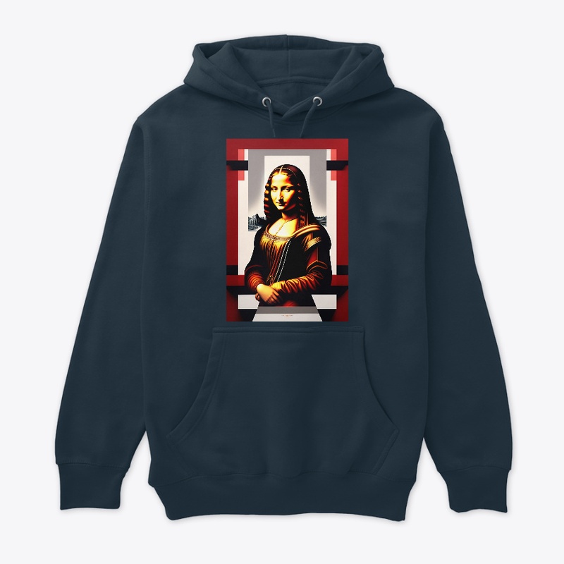 Monalisa Unique on customized T-Shirt