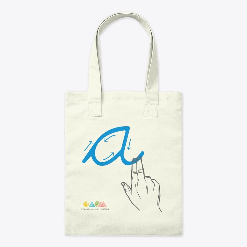 Montessori - Cursive Tracing, Letter "a"
