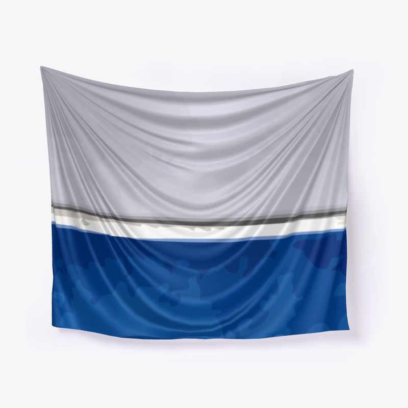 White and blue camouflage background