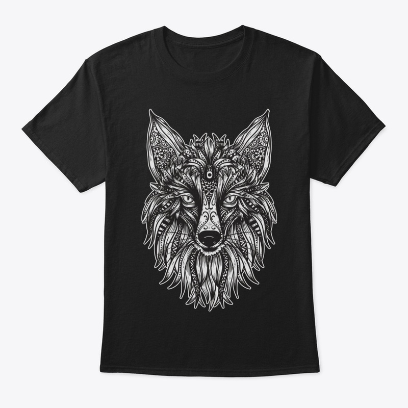 Tribal Pattern Mandala Fox Lover Gift