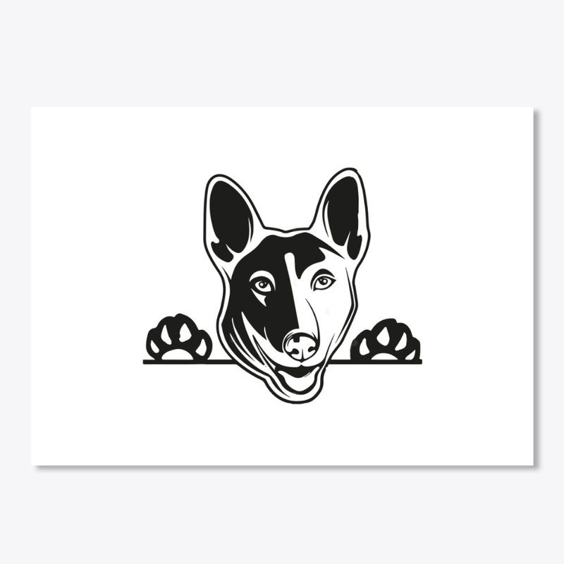 Basenji car sticker