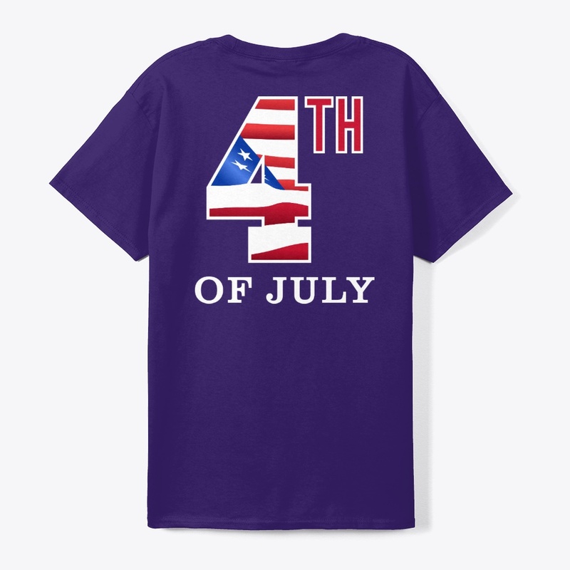 Happy Fourth of July tee design