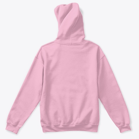 Toclg Kids Classic Hoodie Light Pink T-Shirt Back