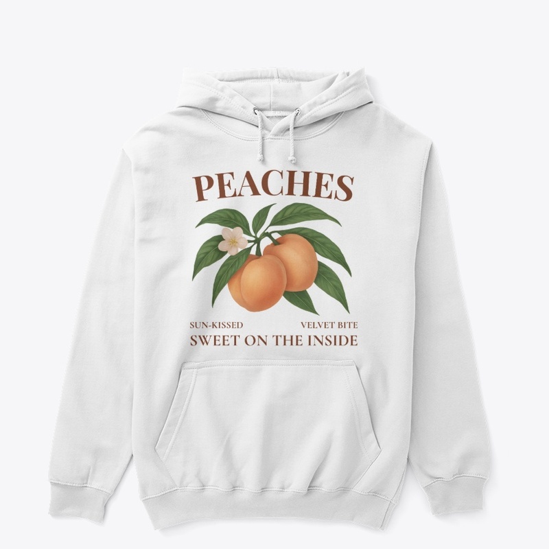 Vintage Peach | Botanical Fruit Art