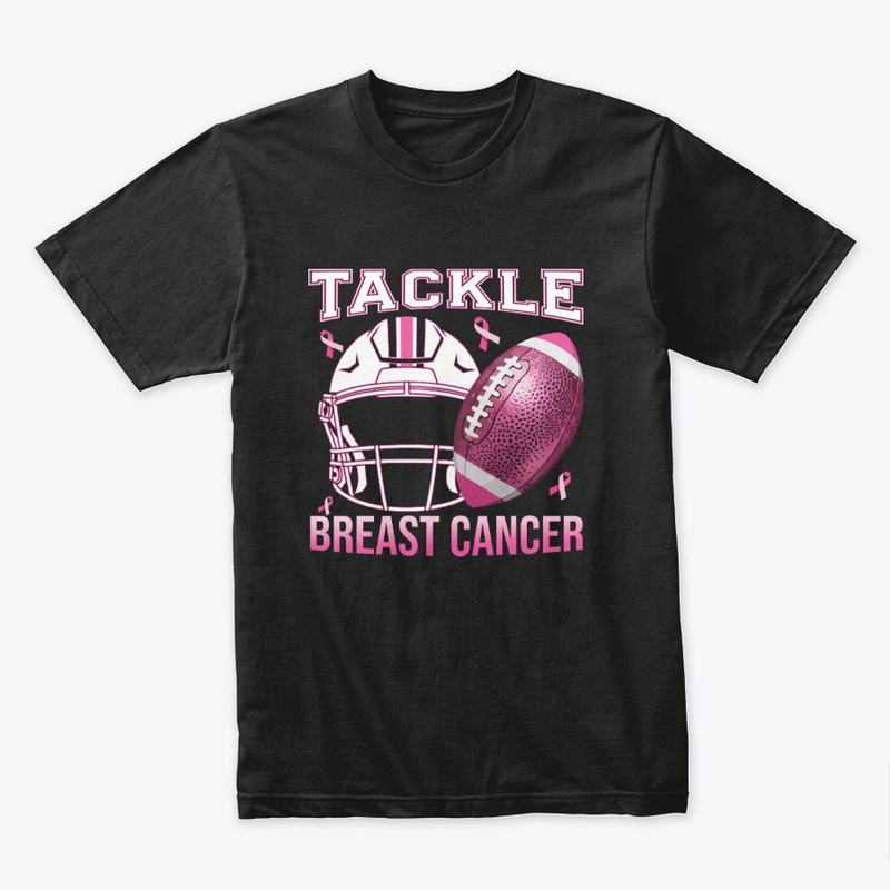 tackle breast cancer football player