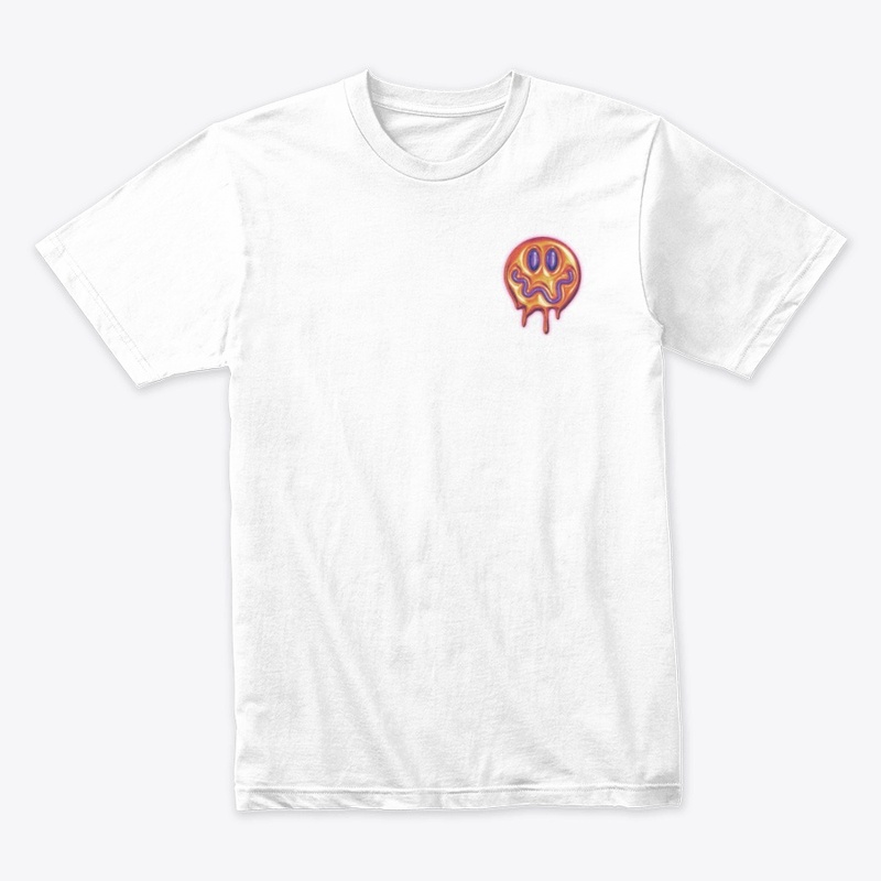 Trippy Smiley Face Print