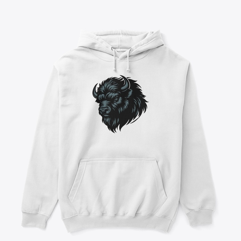 Fierce Angry Bison Graphic