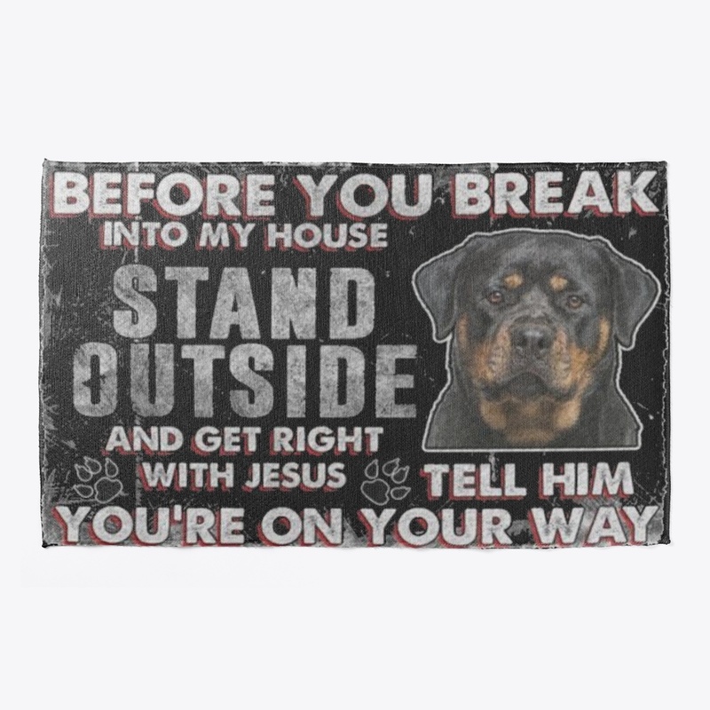 Rottweiler Welcome Mat