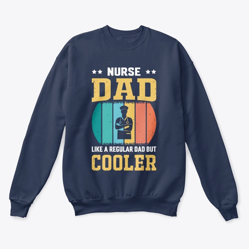 Nurse Dad Like A Regular Dad Vintage Tee
