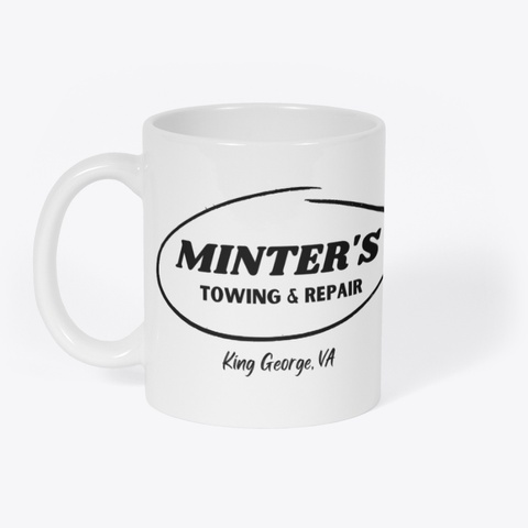 Minter Merchandise White T-Shirt Front