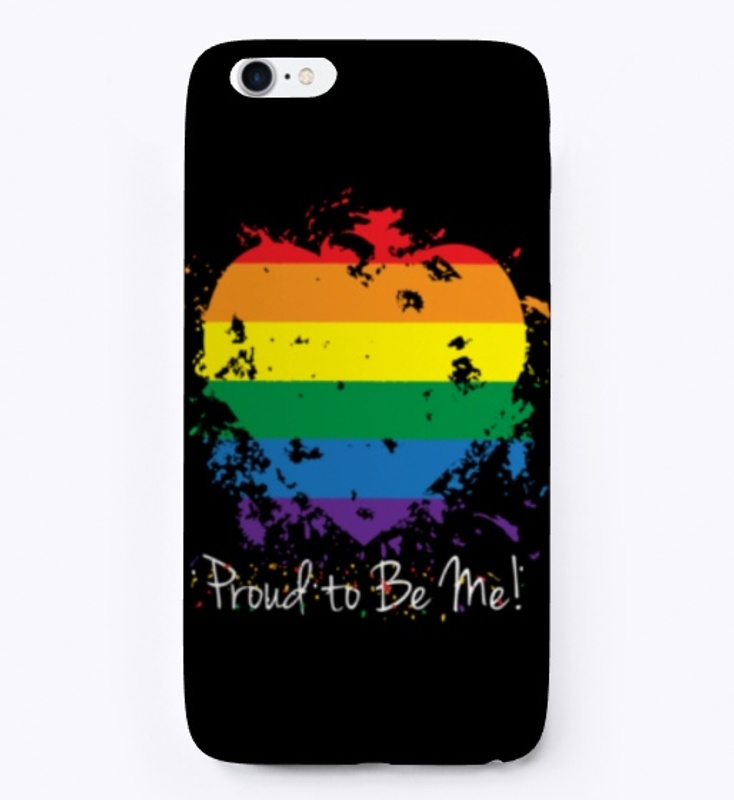 LBGT Proud To Be Me Rainbow Heart