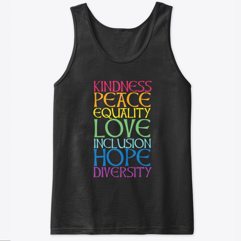 Peace Love Inclusion Equality Diversity 