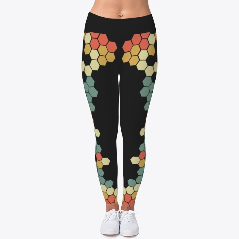 yoga honey comb retro color