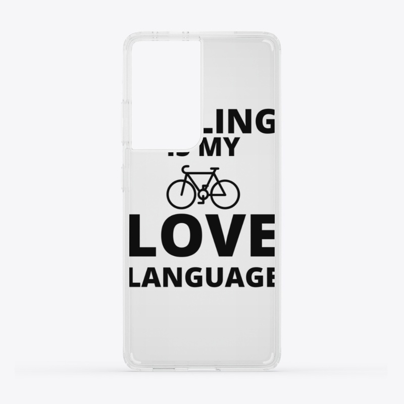 Cycling is my love language funny bicycl