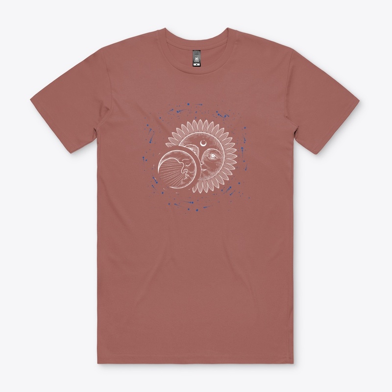 White sun and moon 