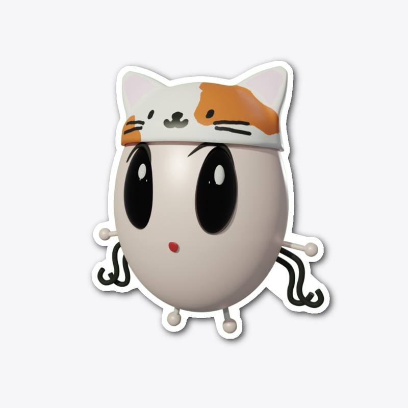 3D-Nekotamagochan-Ginger Cat