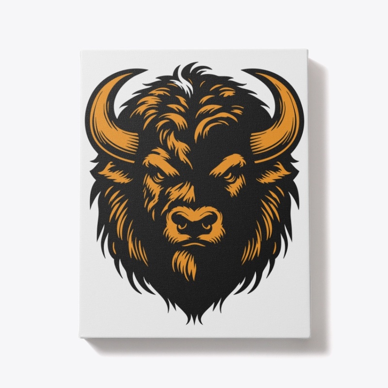 Wild Angry Bison