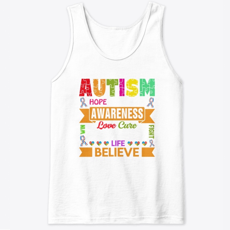 Autism Shirt - HOPE OVERCOME AWARENESS