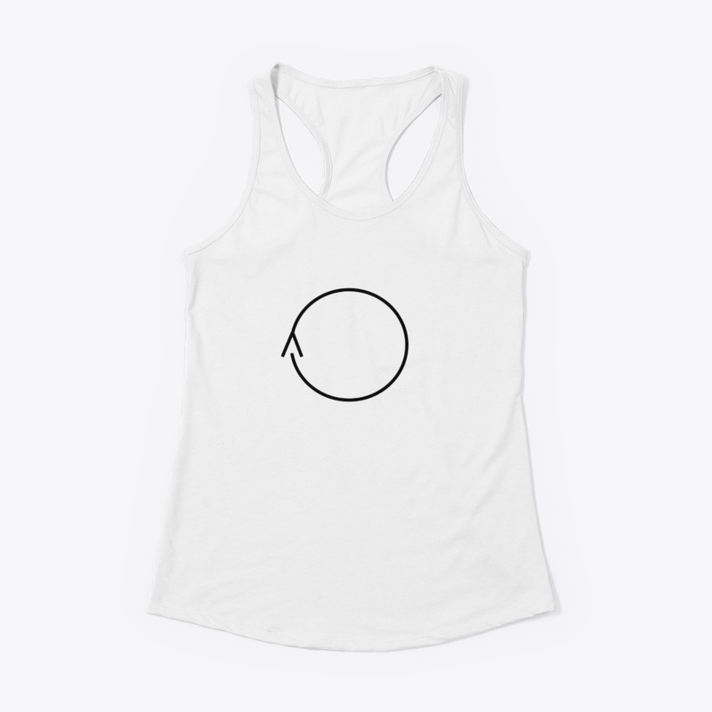 Black Minimalist Ouroboros