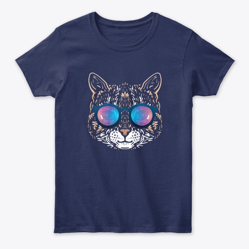 Cute Cat in Sunglasses (Colored+sg06)