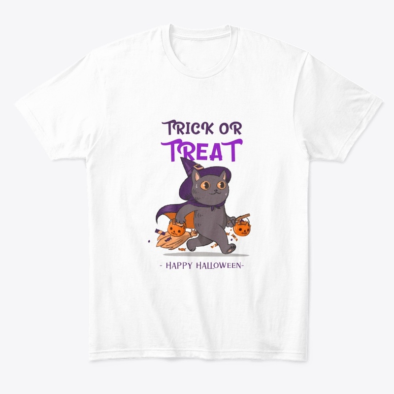 Trick or treat Kitty -  Halloween Design