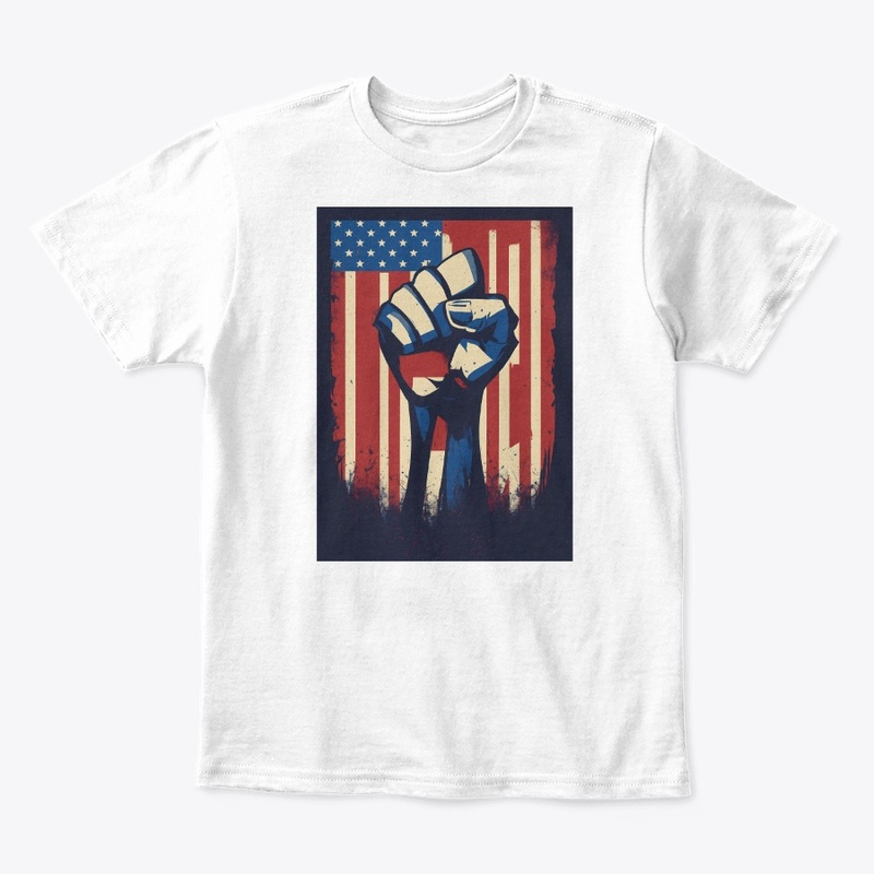 Emblem of Unity: USA Flag Print