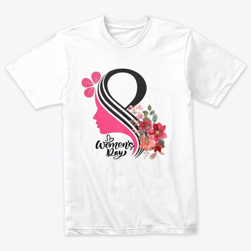 Womens Day Floral Emblem