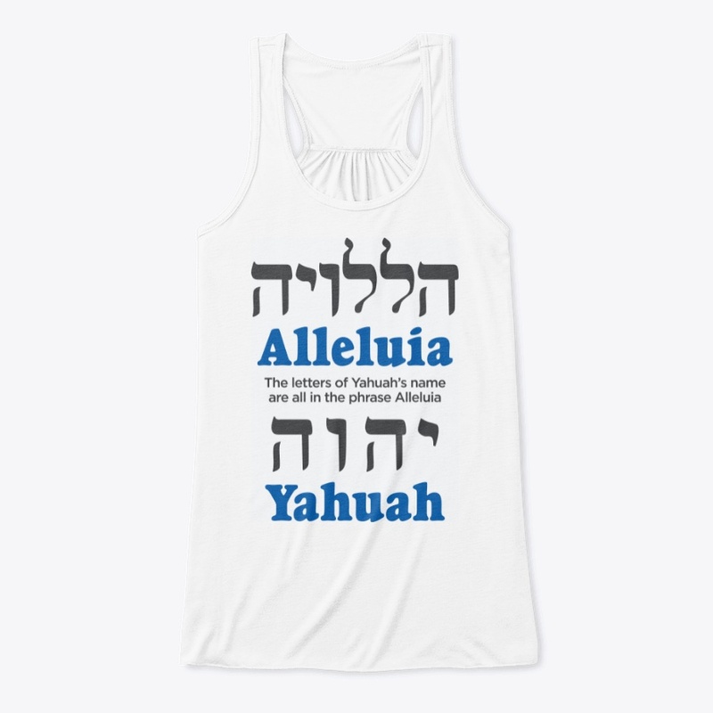 Alleluia & Yahuah's name